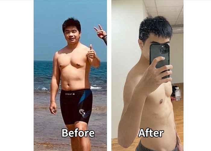 減重前後對比照
